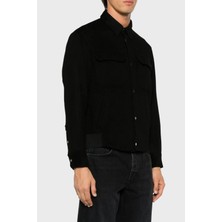 Emporio Armani Yün ve Kaşmir Karışımlı Regular Fit Gömlek Erkek Gömlek 6R1C61 1ntyz 0999