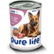 Pure Lıfe Yetişkin Köpek Kuzu Etli Yaş Püre Mama 400 gr x 20 Adet