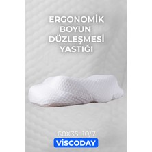 Viscoday Ortopedik Boyun Düzleşmesi Boyun Fıtığı Boyun Destek Yastığı