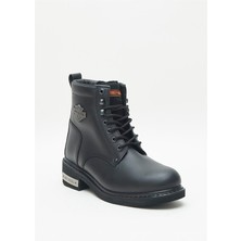 Harley Davidson Gibson Siyah Deri Erkek Bot