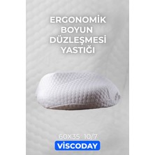 Viscoday Ortopedik Boyun Düzleşmesi Boyun Fıtığı Boyun Destek Yastığı