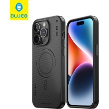 BLUEO iPhone 15 Pro Magsafe Uyumlu Air Armor Aramid Fiber Anti-Drop 1500D Telefon Kılıfı