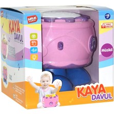 Birlik Toys URT009-02 Pilli Işıklı Kaya Davul Pembe / +18 Ay