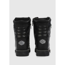 Harley Davidson Riddick Black Siyah Deri Erkek Bot