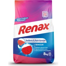 Renax Matik Renkliler Toz Çamaşır Deterjanı 8 Kg