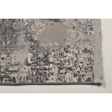 Halıca Parma 2684A Gri Modern Serpme Desen Bambu Halı