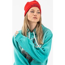 Kadın Snow Plougher Sloganlı Polar Bere