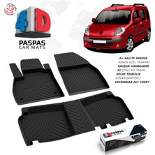 S-Dizayn Renault Kangoo 4d Havuzlu Paspas 2008-2020 A+ Kalite