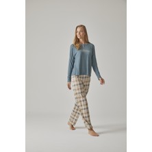 Relax Mode Kadın Patlı Pijama Takım - 10784