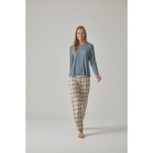 Relax Mode Kadın Patlı Pijama Takım - 10784