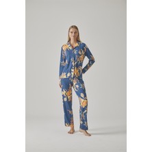 Relax Mode Kadın Gömlek Pijama Takım - 10772