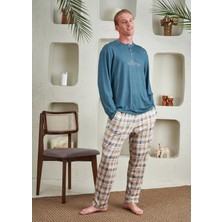 Relax Mode Erkek Patlı Pijama Takım - 10799
