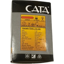 Cata CT-4071 1W Kırmızı Işık E27 Duylu Top Gece LED Ampul (4 Adet)