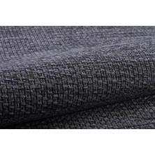Halıca S-9714 Jüt Sisal Füme Siyah Dekoratif Yuvarlak Halı