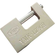 YMK Kayar Milli Yale Anahtarlı Gri Asma Kilit 80 mm