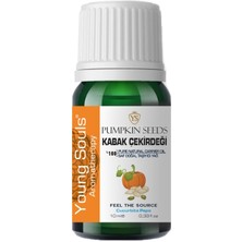 Young Souls Aromatherapy Pumpkin Seed Carrier Oil ( Cold Pressed ) Kabak Çekirdeği Taşıyıcı Yağ ( Soğuk Sıkım ) 10 ml