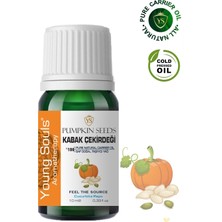 Young Souls Aromatherapy Pumpkin Seed Carrier Oil Kabak Çekirdeği Bitkisel Taşıyıcı Yağ 10 ml