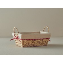 English Home Allure Hasır Ekmek Sepeti Bej