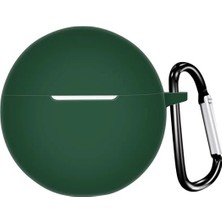 Nanospace Oppo Enco Buds2 Ile Uyumlu Kancalı Renkli Kulaklık Silikon Kılıfı