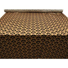Sardo Kumaş Kalp Desen Dijital Baskılı Saten Kumaş 1.50 cm Çift En