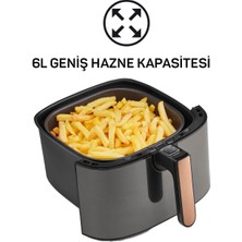 Arzum AR2074-B Airtasty Xl Airfryer 6l Sıcak Hava Fritözü - Bakır