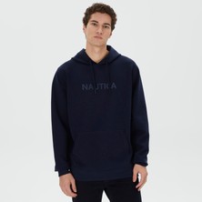 Nautıca Erkek Lacivert Standart Fıt Kapüşonlu Sweatshırt K37226T.4NV