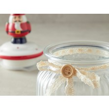 English Home Yılbaşı Nutcracker Cam Kavanoz 600 ml Kırmızı