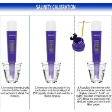 Pandoraplanet Dijital Tuzluluk Ölçer Tuz Ölçer Test Cihazı Salinometer Akvaryum Tuzlu Test Cihazları Deniz Tuzluluk Havuzu Test Salinometer 30% Kapalı (Yurt Dışından)