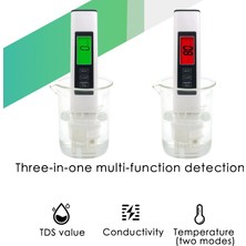 Pandoraplanet Dijital Tds Metre Test Cihazı Taşınabilir Kalem 0.01 Yüksek Doğru Filtre Ölçme Su Kalitesi Saflık Test Aracı Akvaryum Havuzu Için (Yurt Dışından)