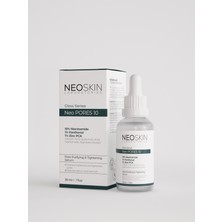 Neo Pores 10 - Akne Özel Aydınlatıcı Bakım Serumu (10 % Niacinamide + Panthenol +Zinc Pca + Salicylic Acid)