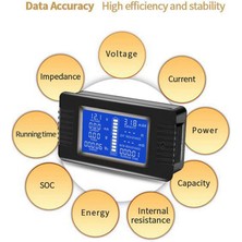 Pandoraplanet PZEM015 Dc 200V 100A Voltmetre Ampermetre Araba Test Cihazı Kapasite Direnç Elektrik Gerilim Ölçer Monitör 12V-96V (Yurt Dışından)