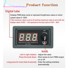 Pandoraplanet ZK-PP3K Çift Modlu LCD Pwm Sinyal Jeneratörü 1Hz-99KHz Pwm Darbe Frekansı Görev Döngüsü Ayarlanabilir Kare Dalga Jeneratörü (Yurt Dışından)