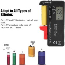 Pandoraplanet BT-168 Pro Kapasite Test Cihazı Dijital Checker Aa 1.5V 9V Için Plastik Taşınabilir Hücre Test Cihazı (Yurt Dışından)