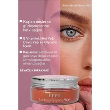 The Ceel Kaş Şekillendirici & Sabitleyici Wax E Vitamini Glycerin Hint Yağı 50 ml