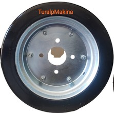 Turalp Elma Makinası//yük Taşıma Tekeri 320X90 Dolgu Porya Jantlı