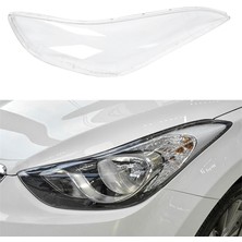 Sunshinee Araba Ön Sol Far Lens Araba Yedek Oto Kabuk Kapak Hyundai Elantra 2012-2016 Için (Yurt Dışından)