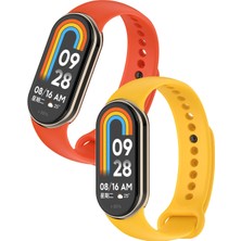 Kyver Kordon, Xiaomi Mi Band 8 ile Uyumlu Silikon Yumuşak Kayış