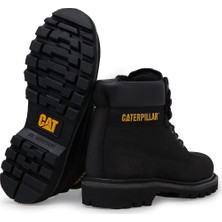 Cat Caterpillar Colorado Black Siyah Nubuk Kadın Bot