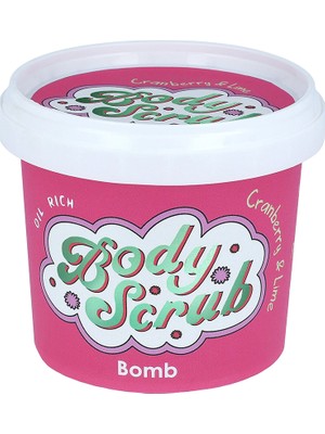 Bomb Cosmetics Cranberry & Lime Vücut Peeling 400g
