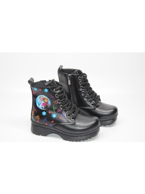 Casso Ortopedik Kaymaz Taban Elsa Karakterli Bağcıklı Fermuarlı Kız Çocuk Bot