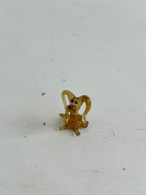 Hasyılmaz El Yapımı Mini Murano Cam Köpek Biblo A143-02