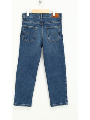 Lee Cooper Normal Bel Mavi Erkek Çocuk Denim Pantolon 241 Lcb 121002 Bath Astra Blue