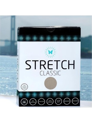 Stretch Battal Boy (King Size) Lastikli Çarşaf Taş Rengi
