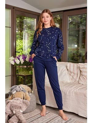Zeyland Kadın Yıldız Desenli Pijama Takımı