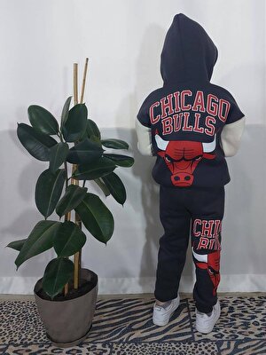 Lolipop Kids Store Chicago Bulls Kapşonlu Eşofman Takımı