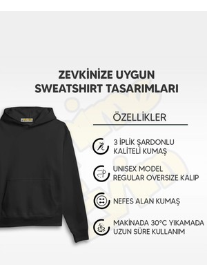 Populus Shanks Wanted Kapşonlu Sweatshirt