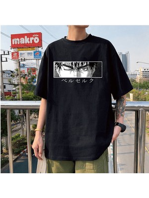 Populus Berserk Eyes Siyah Tişört