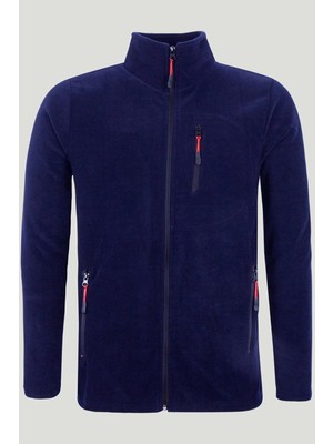 Four Man Erkek Fermuarlı 3 Cepli Polar