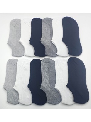 Leement Socks Çocuk 12 Çift Snekers Sıfır Boy Babet Çorap