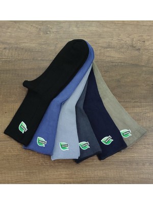 Leement Socks Çocuk 6 Çift Bambu Soket Çorap Dikişsiz Burun Orta Kalın